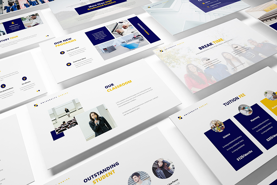 University Google Slides Template, Presentation Templates GraphicRiver